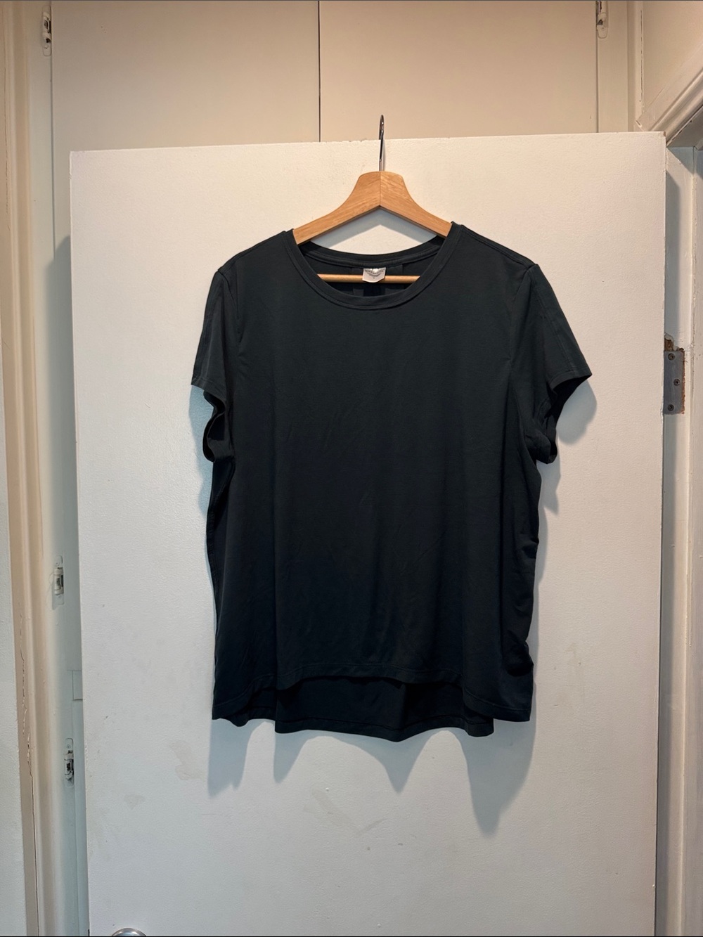 Athleta Black Short Sleeve Crew Tee